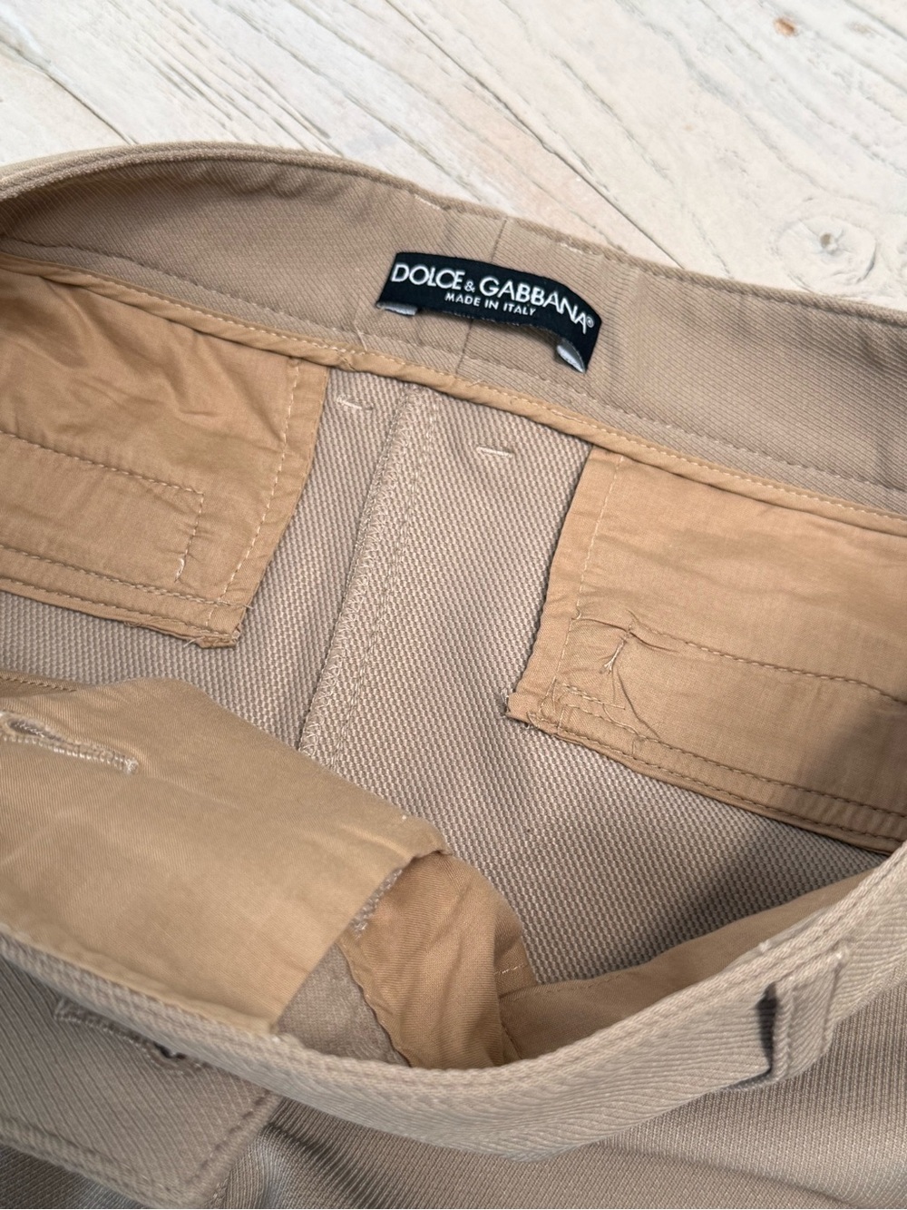 Dolce & Gabbana Riding Pants Equestrian Beige Tan Stretch Cropped size 46 - Picture 10 of 13